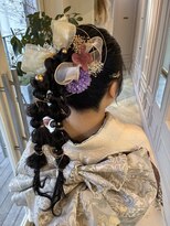 ミューシグ(mysig)&nbsp;ツイン編み下ろしポニー☆