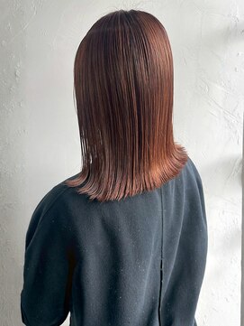 マップデザイン(map design) 髪質改善ストレート アッシュブラウン 透明感カラー 20代 美髪