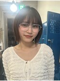 タッセルボブ/タッセルカット/韓国ボブ/切りっぱなしボブ/osa
