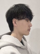 キリ 逗子(kiri) 逗子葉山メンズカット韓国ツーブロックニュアンスパーマ眉毛m40