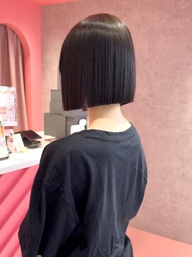 ロンドヴァリー 渋谷店(Lond vallee) ミニボブレイヤー/レイヤーカット/ショートボブ/顔周り韓国/渋谷