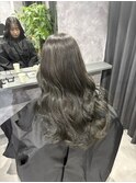 オリーブ×透明感 髪質改善カラー 艶ロング 心斎橋艶髪難波色