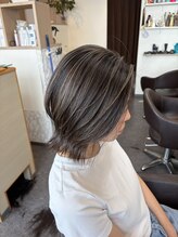 アンサ 長岡天神店(ANSA)&nbsp;細めハイライトで叶える地毛風レイヤー