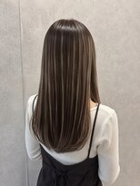 ソレイユバイエルズ(soleil by ailes)&nbsp;ミルクティーブロンドダークブルーデジタルパーマさいたま新都心