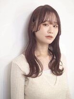 スラップ(SLAP)&nbsp;ロングヘア、ピンクブラウン、シースルー前髪
