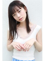 エクリ シセイドウ 麻布十番店(equri×SHISEIDO)&nbsp;【麻布十番・六本木】抜け感前髪の切りっぱなしセミロング