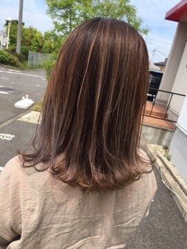 ヴァン カウンシル 岐阜店(VAN COUNCIL) モノトーン×バレイヤージュ