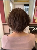 ナチュラルフェミニンショートボブ