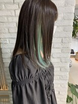 ヘアバイプルーヴ(Hair by PROVE) イヤリングカラー×ダークグレージュ