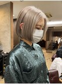 【calme_watake】ハイトーンボブベージュ