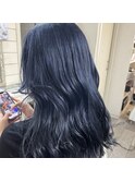 暗髪透明感 ブルーブラック