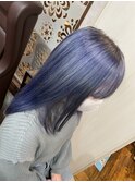 ブルーハワイカラーにインナーシルバー