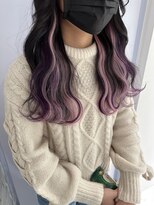 リゼル シブヤ(RISEL SHIBUYA) エクステで叶えるロングヘア!インナーラベンダー&ピンク