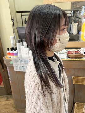 スミ(sumi) ウルフカット/長崎ウルフカット/ウルフヘア/20代30代40代◎岩田