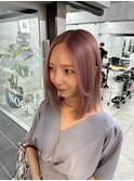 髪質改善インナーグレージュピンクベージュマチルダボブNOOS根本