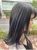 【堤】　外ハネ×グレージュ×パープル　≪shalu相模大野≫