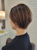 スタイル 成城学園前(STYLE)&nbsp;耳かけショートボブ　絶壁解消ヘア　クビレショート