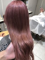 ネオリーブギンザ 銀座店(Neolive GINZA)&nbsp;ダブルカラー　ブリーチ　ピンクベージュ　ピンクヘア