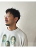 [メンズ限定フルチェンジ]カット＋ポイントパーマ＋眉カット付￥16500→￥13200