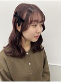 チェリーレッド【町田/韓国ヘア】