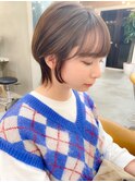 こなれミディ/韓国前髪顔周りレイヤーカット/ブリーチなし[横浜]
