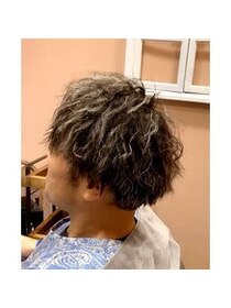 ウニカヘアデザイン(UNIkA HAIR design) メンズカット×ツイスパ×ハイライト