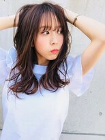 ディーバ 渋谷(D.I.E.V.A)&nbsp;20代30代40代大人くびれ外ハネセミロング艶髪ピンクブラウン