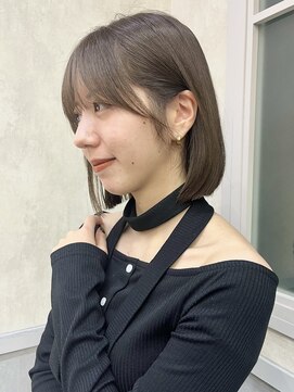 ロンドアヴァントゥス 池袋(Lond aventus) 韓国レイヤー/韓国風/ボブ/髪質改善/黒髪/ブリーチなし〔池袋〕