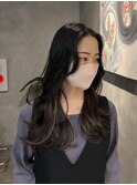レイヤーカット×インナーハイライト