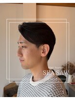 シーソー(SEA SAW)&nbsp;メンズショート/刈り上げ/カジュアルショート/センターパート