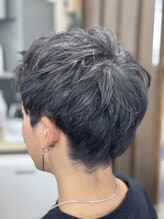 へあーさろんふじわら ニュアンスツーブロック