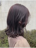 ＊ブリーチなしラズベリーピンクブラウンパープルピンクボルドー