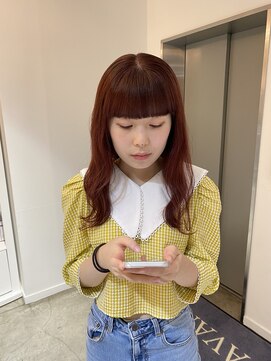 アヴァンスアンス 広島袋町店(AVANCE.ens) レッド × ブラウン