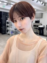 メルバイグラフ 梅田(mel by GRAFF)&nbsp;ショートカットxひし形ショートボブ×前髪あり20代30代40代