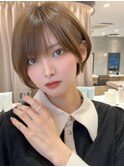 縮毛矯正/くびれヘア/アプリコットアレンジ/夏のヘアアレンジ