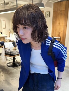 ルーム 烏丸(Room) ボブパーマ/金田/enu烏丸/京都美容室