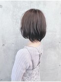 ＊外ハネボブゆるふわパーマボブ大人ボブ顎ラインボブ軽めボブ