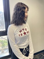 モクレン(mokuren.)&nbsp;ウェーブパーマスタイル