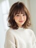 気になる顔周りに♪前髪ケラチン縮毛矯正＋カット　￥6500