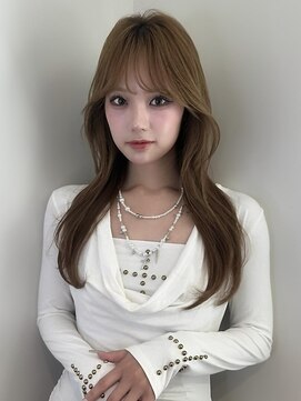 【AYAKI】ロングレイヤー顔まわりカットくびれ
