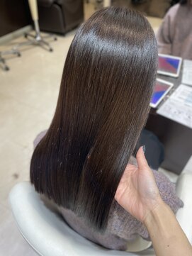  30代40代髪質改善カラー白髪染め◎アッシュブラウン艶髪