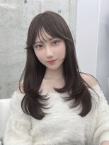 フォンズ(FONS)&nbsp;透明感グレージュカラー/ロングレイヤー/ワンカール/表参道/学割