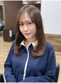 韓国レイヤー/セミロングレイヤースタイル/髪質改善