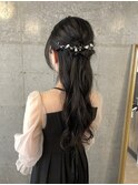 上品なお呼ばれハーフアップ/吉祥寺/ヘアセット