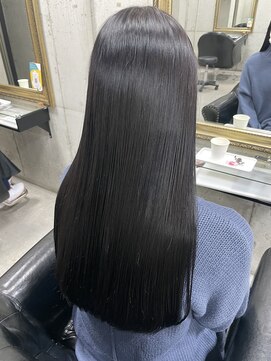 ルノン(LUNON) 黒髪クラゲヘアーオリーブグレー小顔ココアベージュ