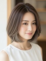 レヴィア(REVIA)&nbsp;白髪ぼかしハイライトブリーチミルクティーベージュ