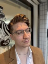 バーバー ミキ 塚本(BARBER MIKI)&nbsp;サイドパート/ナチュラル刈り上げ