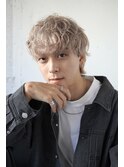 MEN’S HAIR/ブリーチ/ミルクティーベージュ/マッシュ/茅ヶ崎