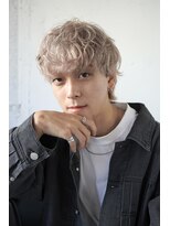 ロットオム 茅ヶ崎(Lot HOMME) MEN’S HAIR/ブリーチ/ミルクティーベージュ/マッシュ/茅ヶ崎