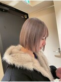 <ゲスト>ハイトーンボブ、シルバーグレージュ